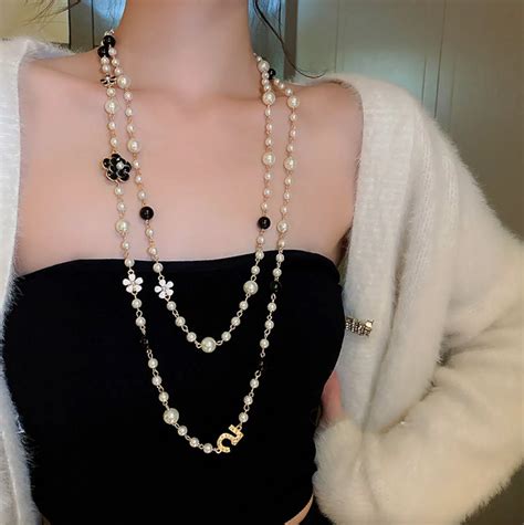 chanel choker necklace dupe|chanel necklace online shop.